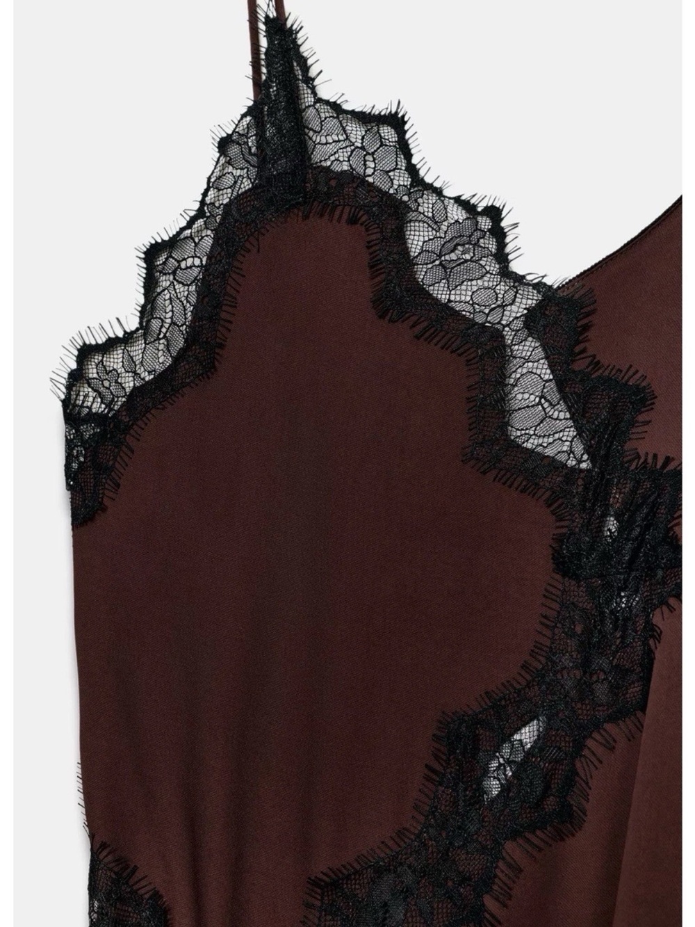 ZARA ASYMMETRIC LACE DRESS - Picture 9 of 10